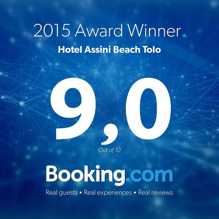 Hotel Assini Beach Tolo Ngoại thất bức ảnh